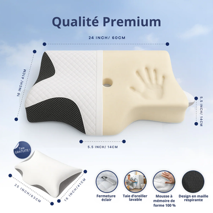 Serenium™ - Oreiller à mémoire de forme 3.0